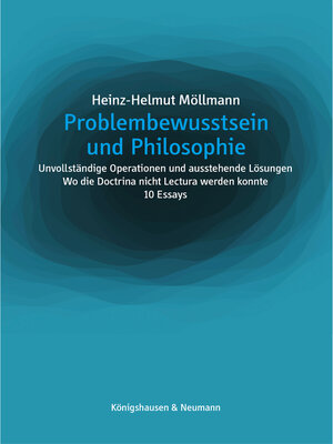 cover image of Problembewusstsein und Philosophie